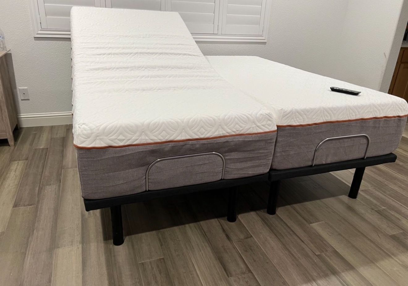 Brand New California King Bed Split Cal King Adjustable Bed Sleep Science Copper Firm Mattress And Adjustable Bases Movable Bases Power Bed Delivery