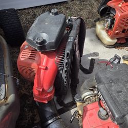 Few Redmax Leaf Blowers.  