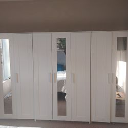 Wardrobe Closet With Mirror 
