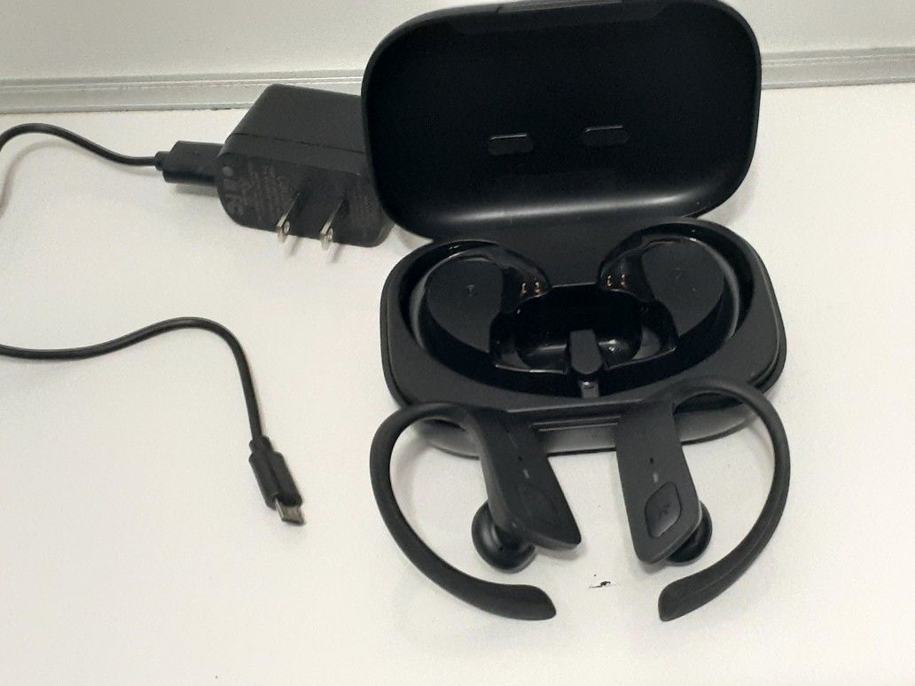 HolyHigh Bluetooth Truly Wireless Earbuds, Black (ET1). Work Great Tested 