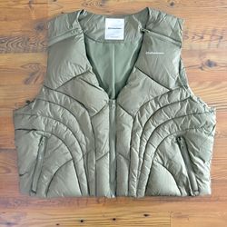 Enshadow Puffer Vest Olive Size Medium