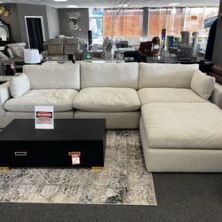 Comfortable Modular Cream Sectional🤍Same Day Delivery🚚$39 Down