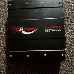 Renegade 2ch 550 Watt Bass Amplifier