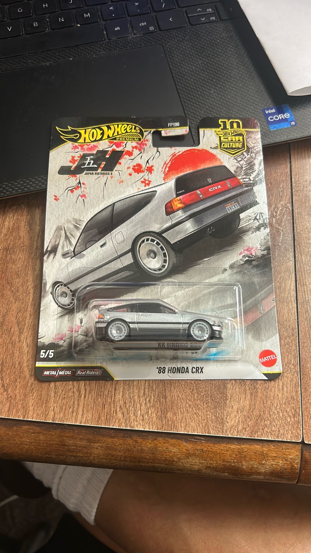 Hot Wheels premium 1/64 scale Japan Historics 5 1988 Honda CRX