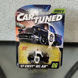 Car Tuned Series 8 Cop Cruisers PWKY ‘57 Chevy Bel Air #06 New 2025