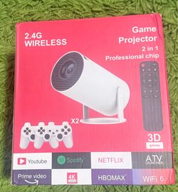 Wireless game projector