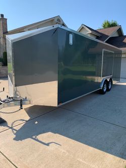 2017 Lightning 24’ All-Aluminum Enclosed Car Trailer
