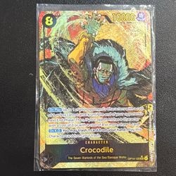 Crocodile - OP14-120 (Alternate Art) - The Azure Sea's Seven (OP14)