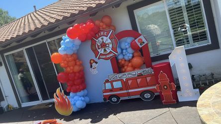 Fire Truck First Birthday 