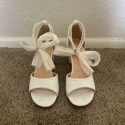 Super Cute White Heels 