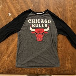 Chicago Bulls Mens Medium Long Sleeve Cotton Pullover NBA