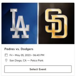PADRES vs DODGERS Tickets 