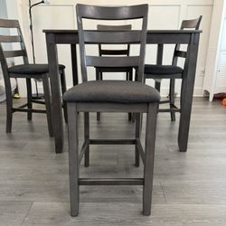 Dinning Table And 4 Bas Stools Set