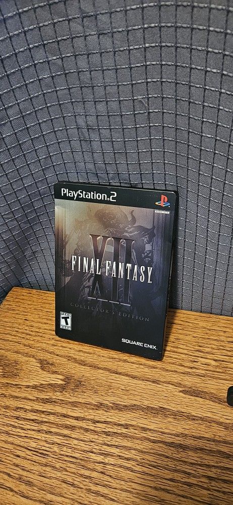 Playstation 2 Final Fantasy XII Collectors Steal Case 
