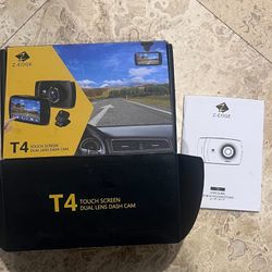 T4 Touch screen Dual lens Dash Cam Cameras & Photography
