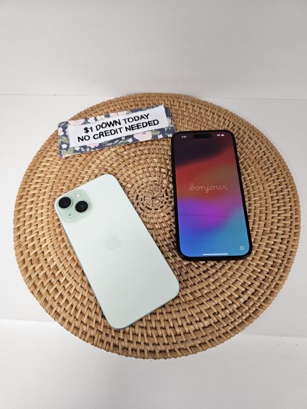 ๐ฅ Unbeatable Prices on iPhone 15 โ Only $1 Down, Starting at $449! ๐