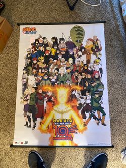 NARUTO SHIPPUDEN POSTER (fabric)