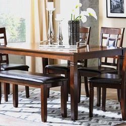 Ashley Dinette 6 seat set