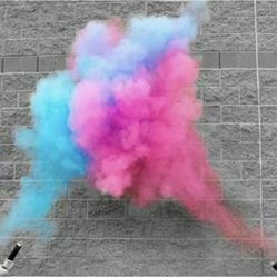 4 Gender Reveal Confetti Powder Cannon Girl Pink Boy Blue Birthday Party Popper