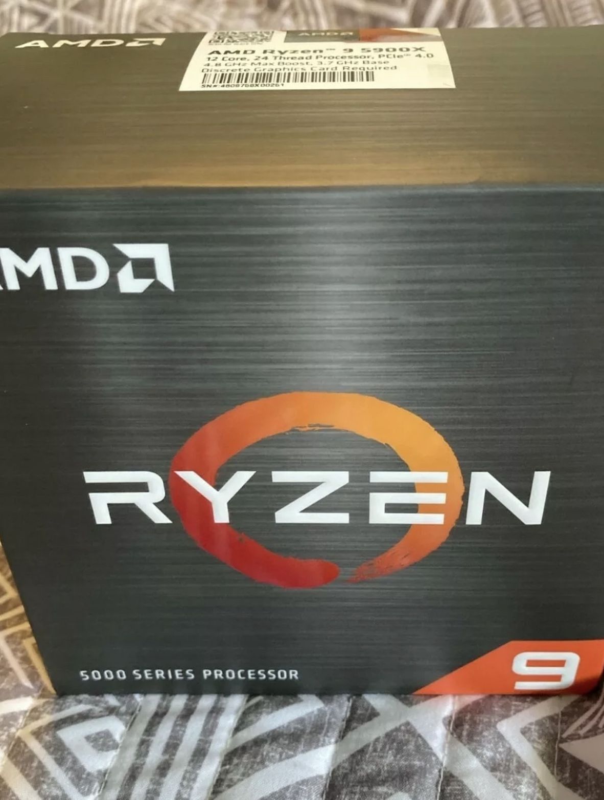 AMD Ryzen 5900x CPU
