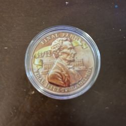 COLLECTIBLE OMEGA PENNY  MEDALLION , THE LAST PENNY 1(contact info removed)