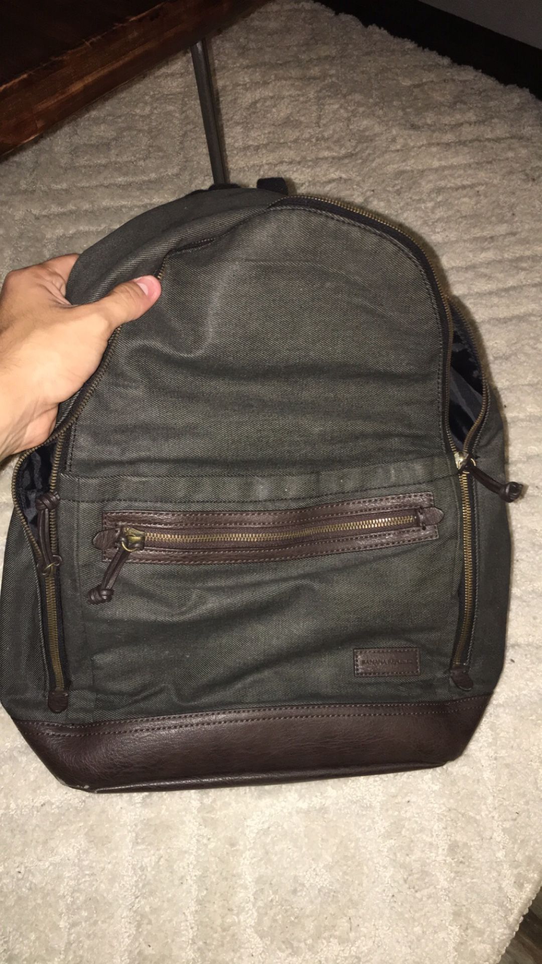 Leather Backpack - Banana Republic