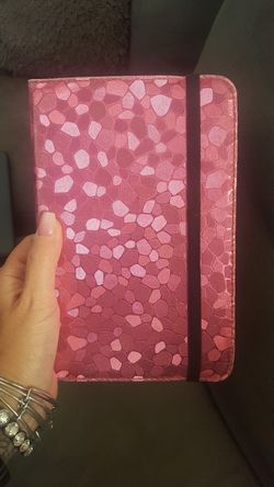 Tablet cover pink sparkly