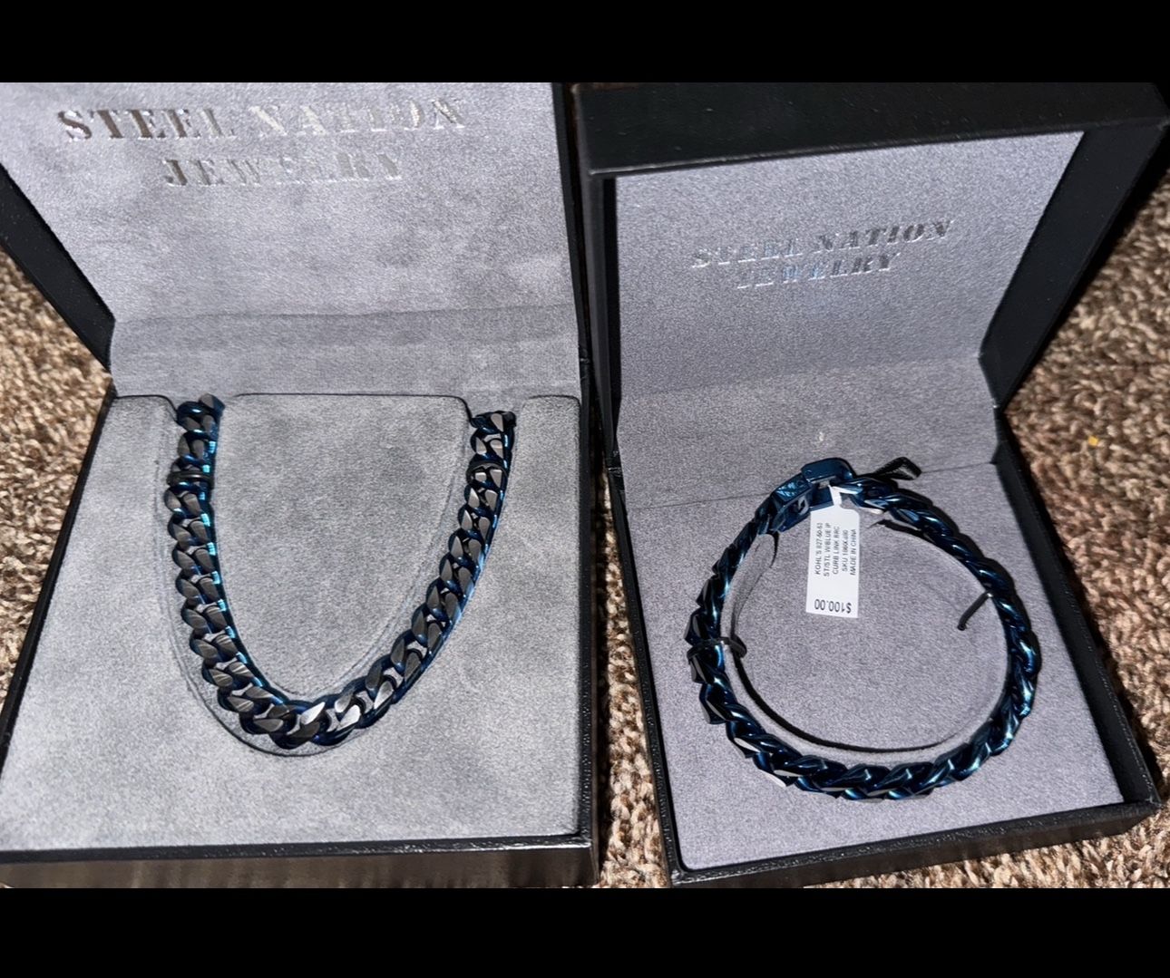 Men Chain N Bracelet Set $100 For Both 