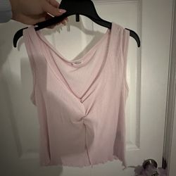 Cotton On Pink Top Open Front