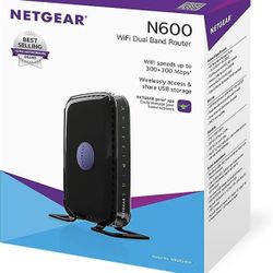 NETGEAR WNDR3400-100NAS N600 Dual Band Wi-Fi Router (WNDR3400)