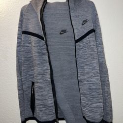 Mens Nike Tech Knit Windrunner Suit  'Cool Grey' Size Small