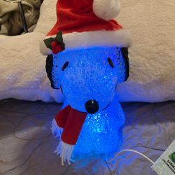Snoopy Multi Color Christmas Light Decoration