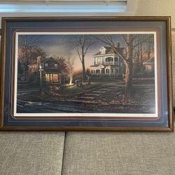 Terry Redlin - Autumn Of Fall Framed Limited Edition Signed & Numbered 1101/6800