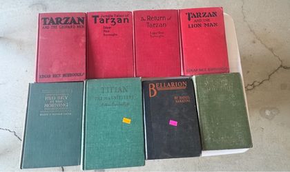 Lot of 8 Vintage Hardcover Books