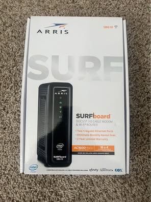 Arris Surfboard Cable Modem & WiFi Router