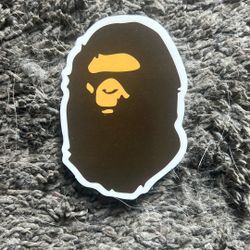 A Bathing Ape Ape Head Sticker