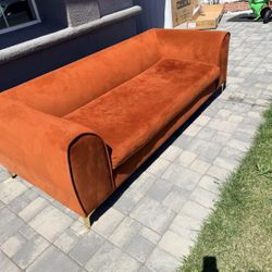 Orange Sofa 