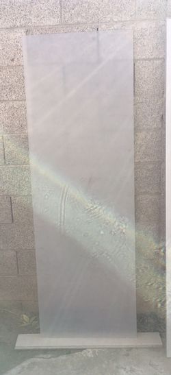 Glass panel 3/8” thick