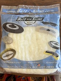 Buff and Shine Wool Pad 10 In