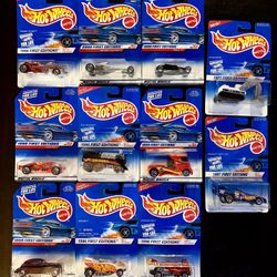 Hot Wheels First Editions Lot – 1996–2000 Fantasy & Concept Castings – Sealed