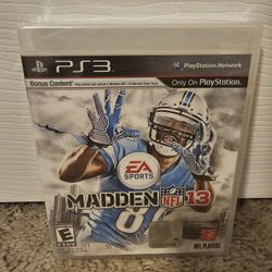 Madden Nfl 13 Ps3