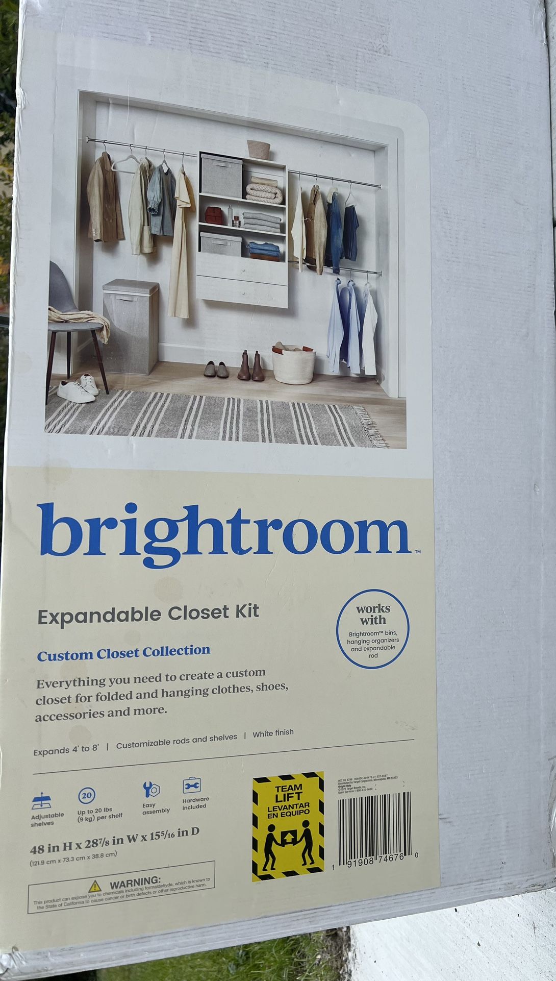 New In Box - Closet Organizer