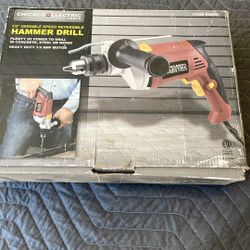 1/2 Inch Variable Speed Reversible Hammer Drill 