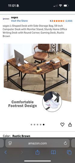 L Shape Corner Desk 
