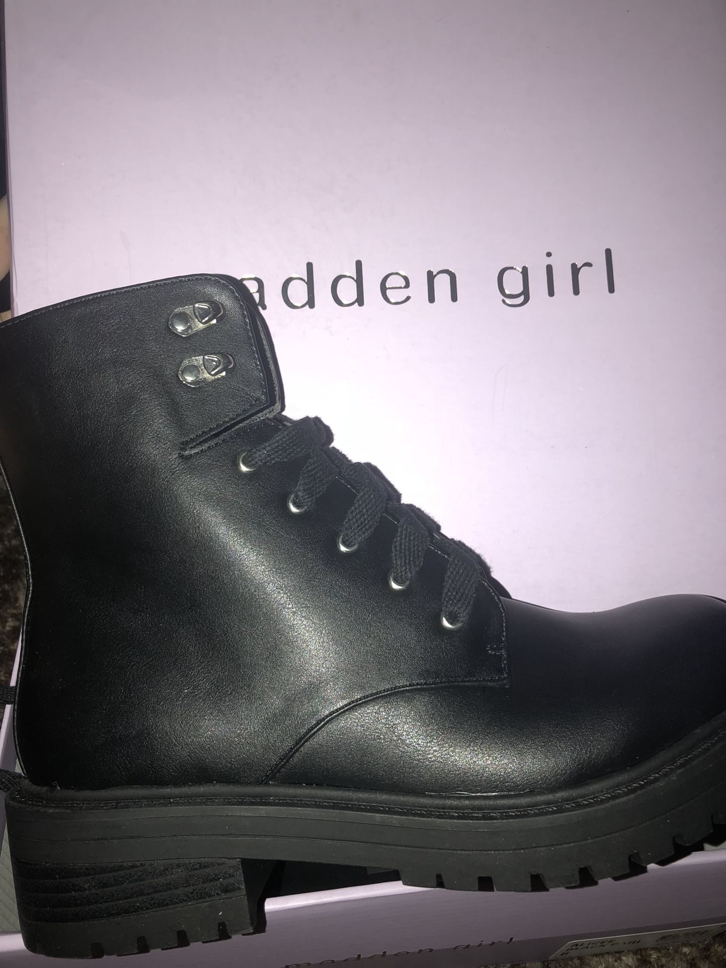 Madden Girl Alicee Combat Boots size 8 womens