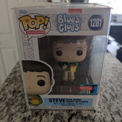 Funko Pop! Blue's Clues #1281 Steve with Handy Dandy Notebook 2022 Con Exclusive