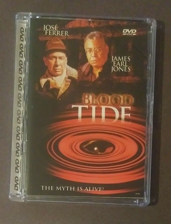 1982 DVD Blood Tide Horror James Earl Jones Jose Ferrer Sea Creature Movie Video Platinum Rare HTF Tested