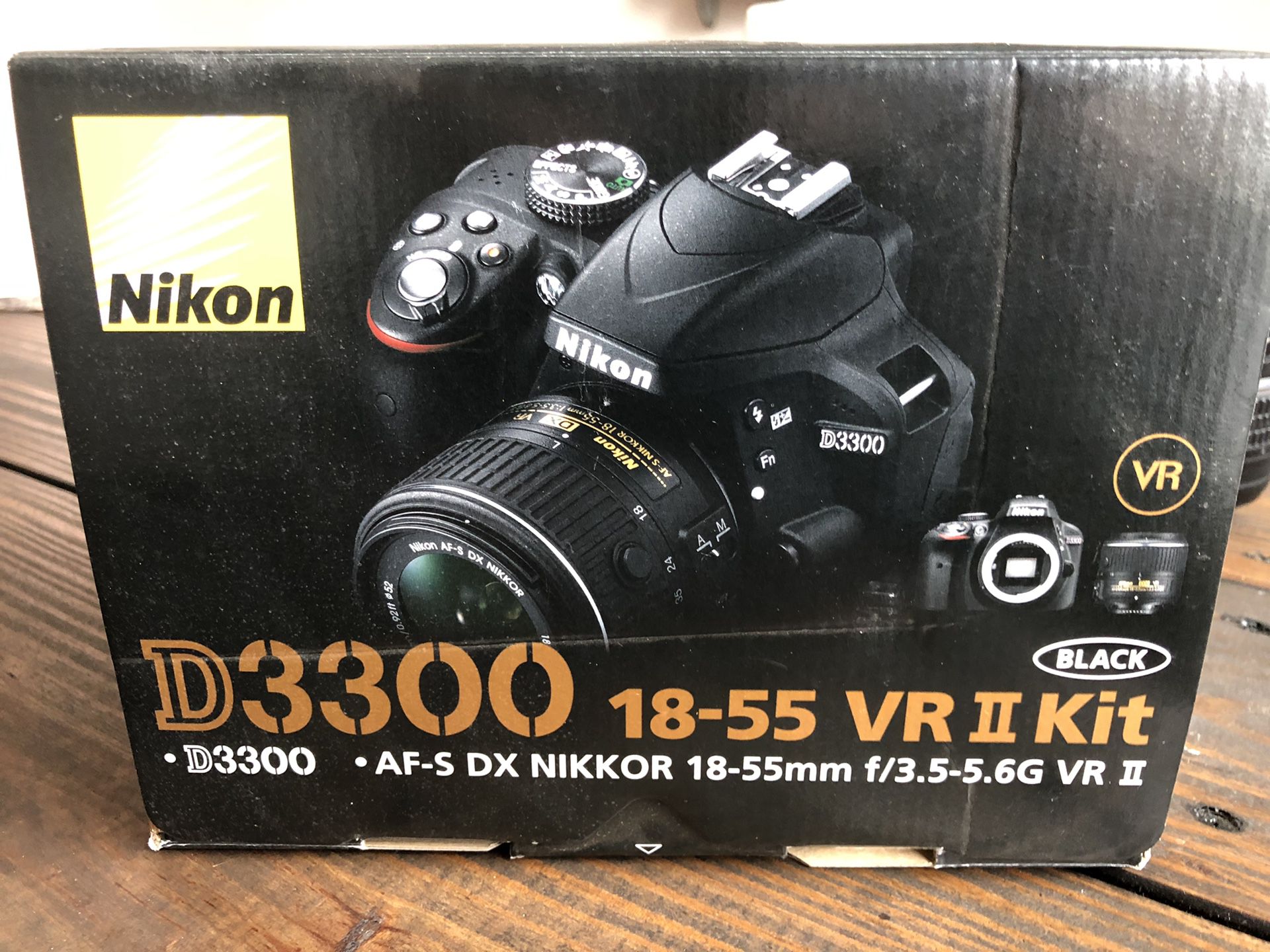 Nikon D3300 with kit lens