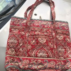 Very Nice Large Vera Bradley Shoulder Tote Bag Only $15 Firm