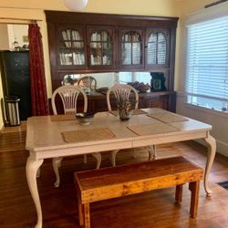 Dining Table With 8 Chairs! 